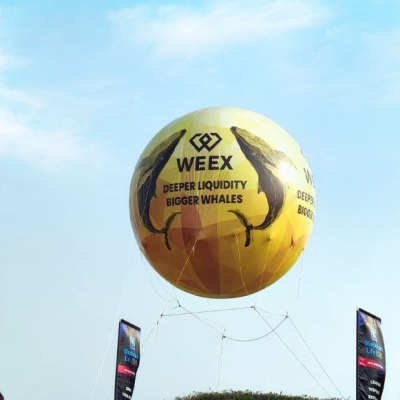 Inflatable Balloon 7 m Dia Install At Dubai Festival Arena for Blockchain life&nbsp;2025